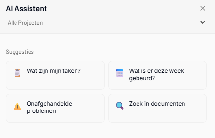 Vraag het aan je AI assistent